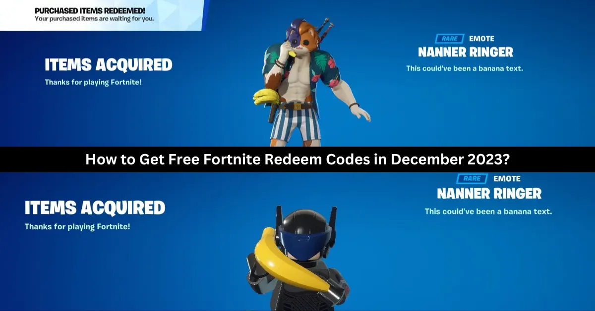 free fortnite redeem codes