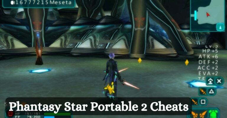 Phantasy Star Portable 2 Cheats