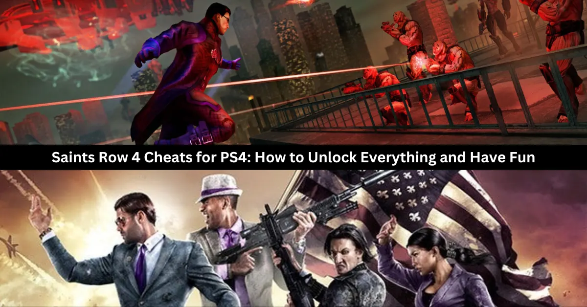 saints row 4 cheats ps4