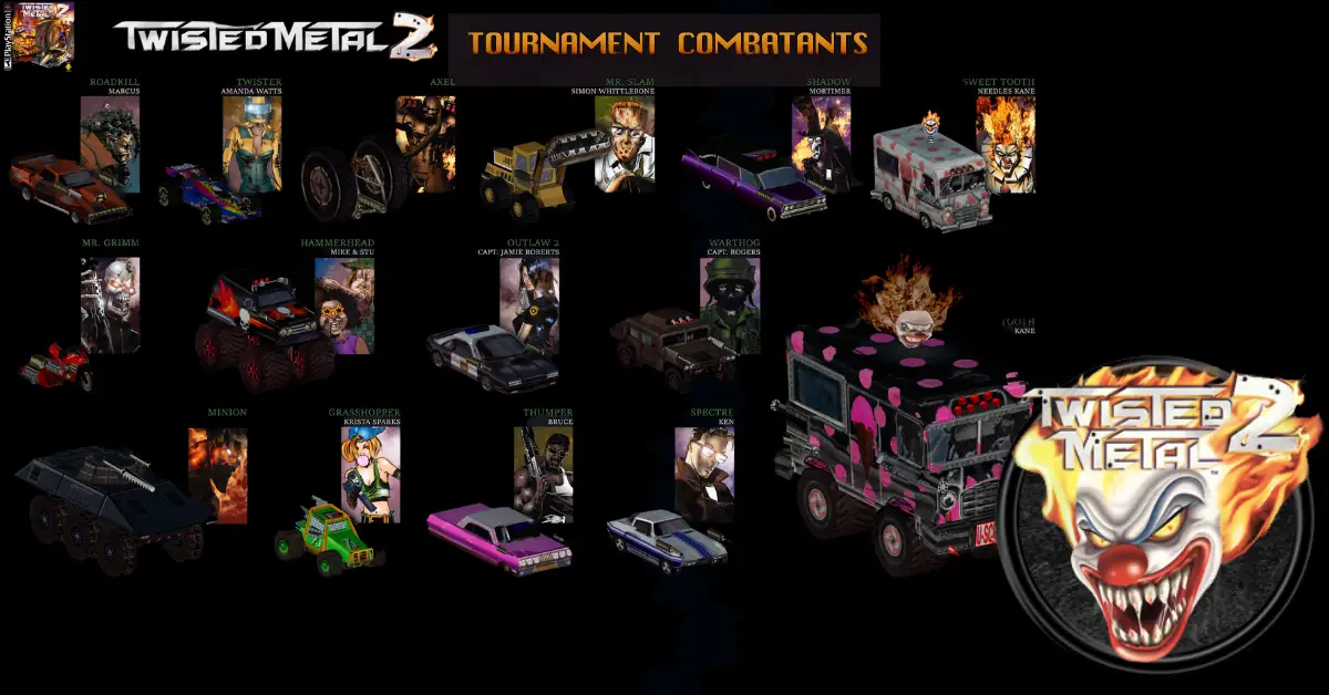 Twisted Metal 2 Cheats