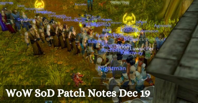 WoW SoD Patch Notes Dec 19