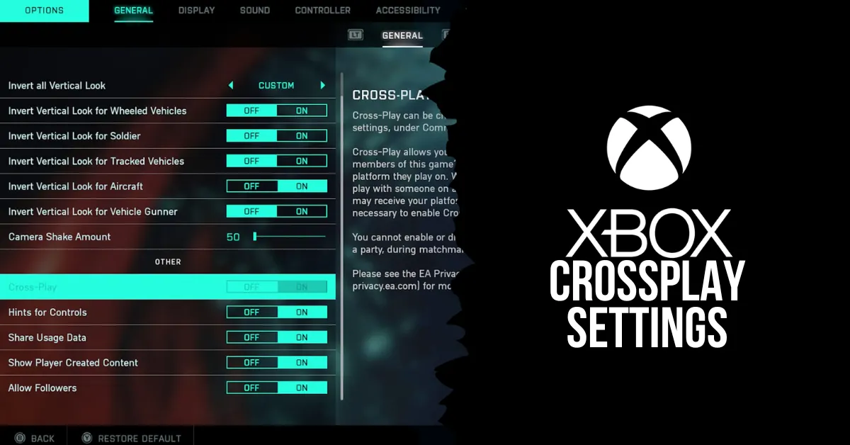 Xbox Crossplay Settings: How Do You Disable Crossplay?