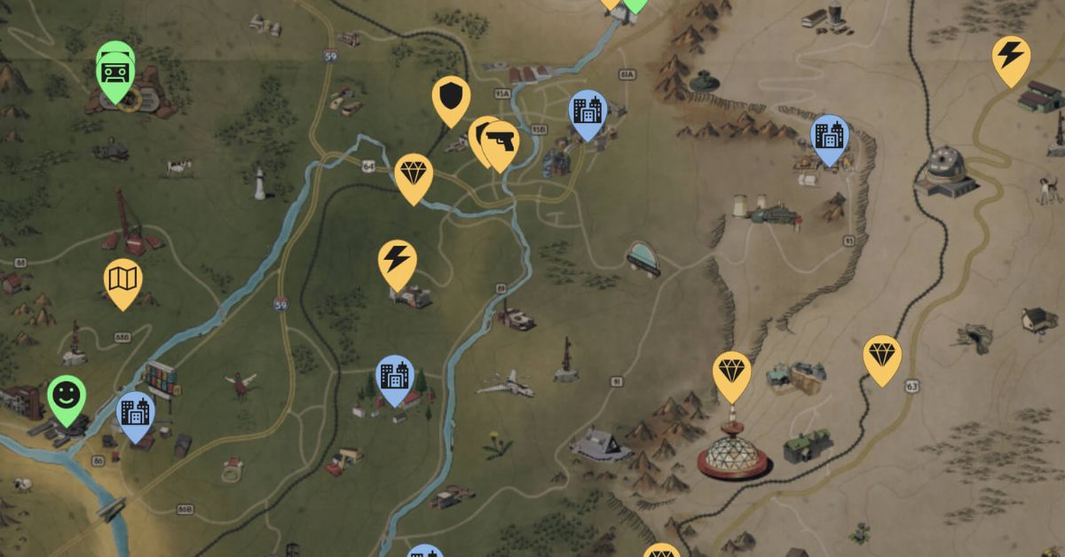 Fallout 76 Resource Map