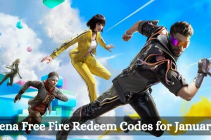 Garena Free Fire Redeem Codes for January 15