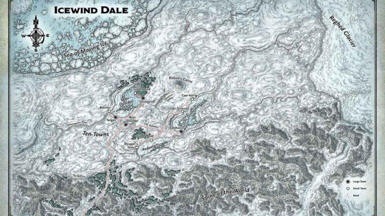 Icewind Dale Map