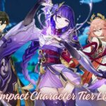 Genshin Impact Character Tier List