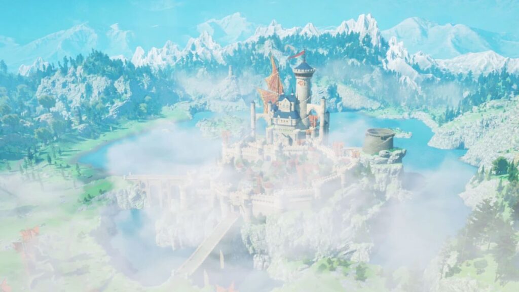 Azuria environment in Monster Hunter Stories 3