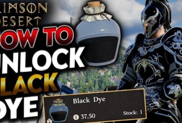 How to get black dye in crimson desert