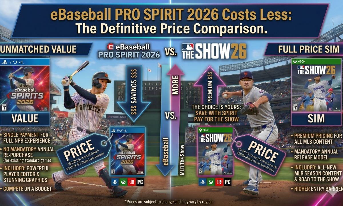 Price — eBaseball Costs Less