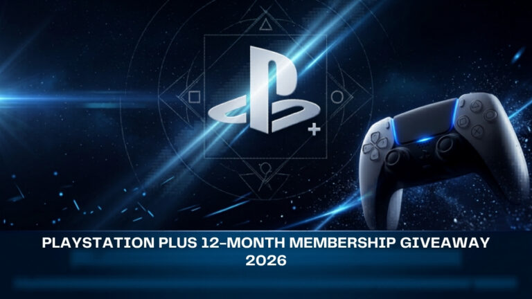 PlayStation Plus 12-month membership giveaway 2026