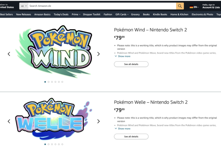 Pokémon Wind and Pokémon Wave