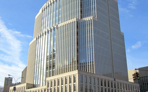 The Theodore Roosevelt U.S. Courthouse on Cadman Plaza in Brooklyn, New York