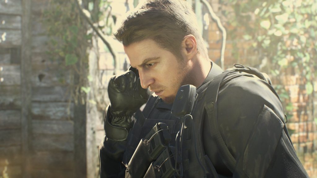Chris Redfield in Resident Evil 7's Not a Hero expansion