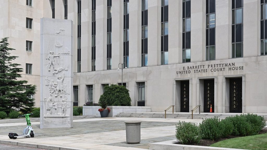 The E. Barrett Prettyman U.S. Courthouse in Washington, D.C.