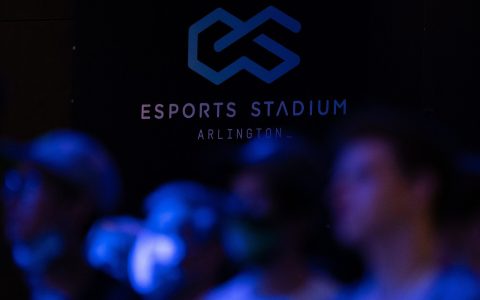 Fans inside Esports Stadium Arlington