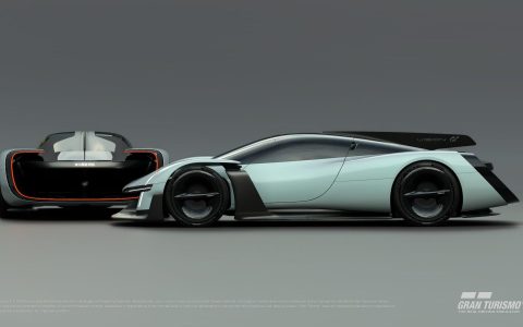 The Xiaomi Vision Gran Turismo electric hypercar concept in Gran Turismo 7