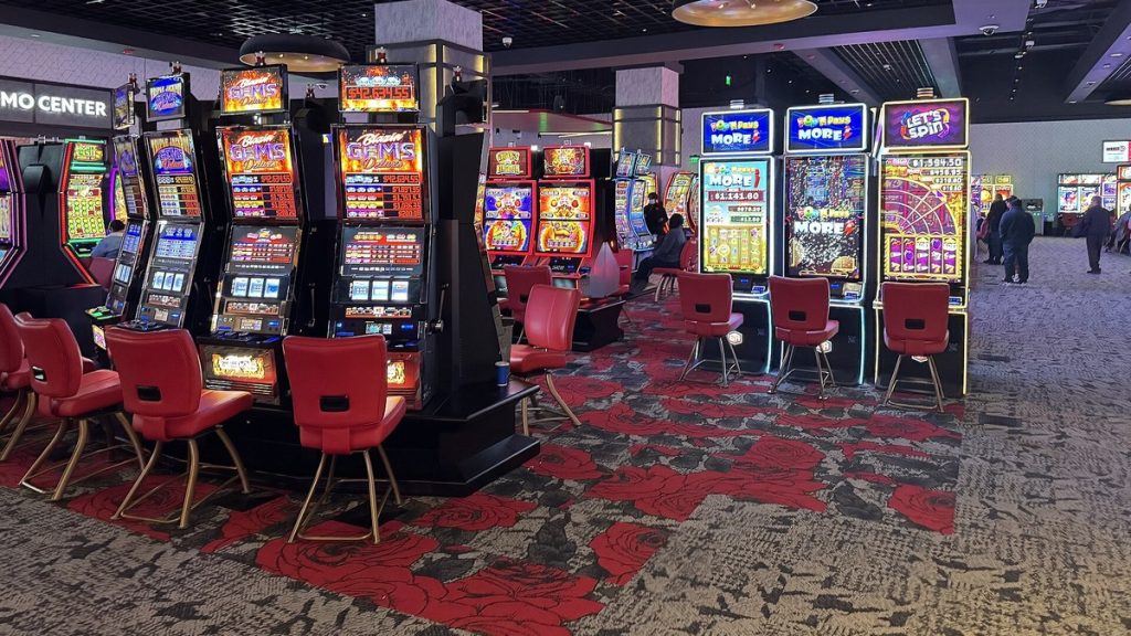Historical horse racing machines at The Rose Gaming Resort in Dumfries, Virginia