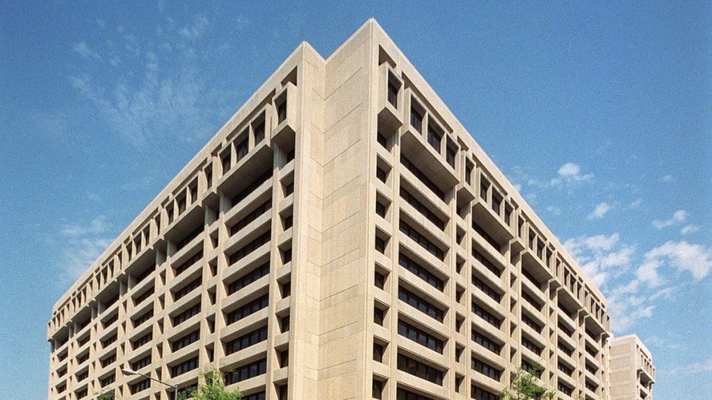 International Monetary Fund headquarters building in Washington, D.C.