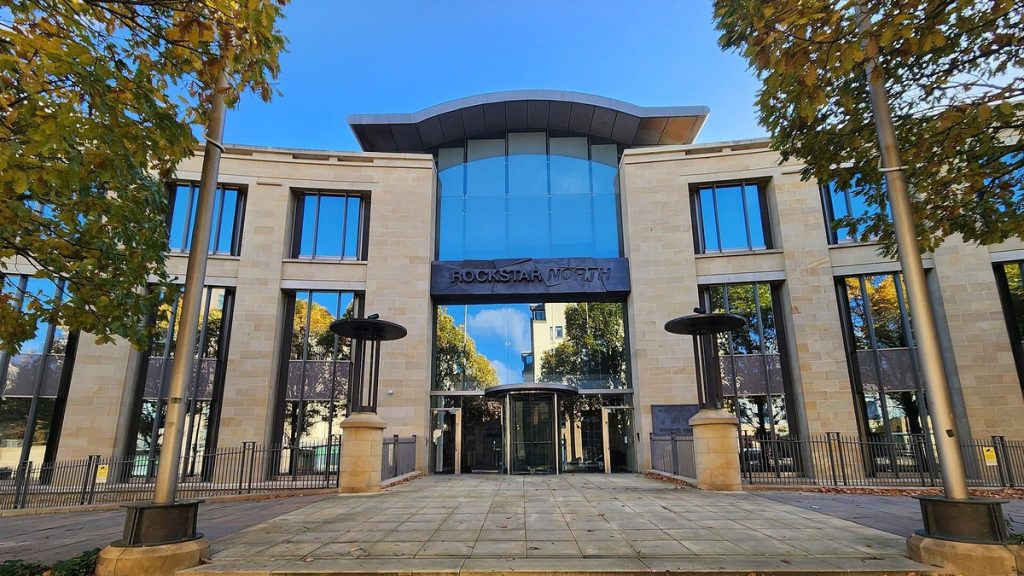 Rockstar North studio building in Edinburgh, Scotland
