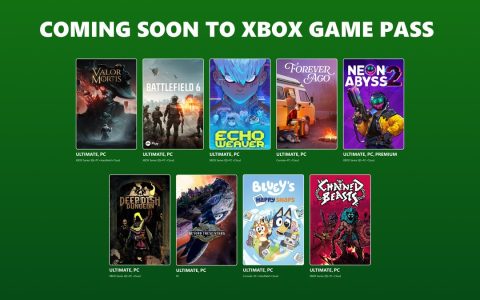 Xbox Game Pass October 2026 wave 1 lineup including Battlefield 6 and Valor Mortis